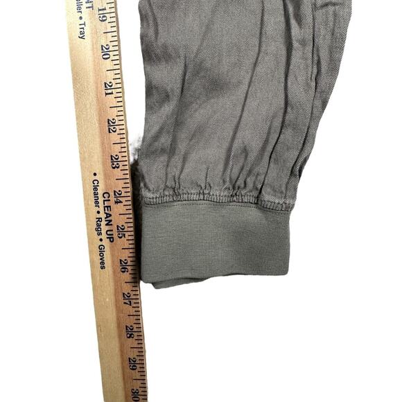 Faherty Arlie Day Pants Sz Large Tencel Linen Blend Pull On Jogger Olive Green - Picture 5 of 7